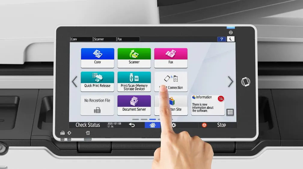 Ricoh IM 9000 SCREEN Connectivity and Features 