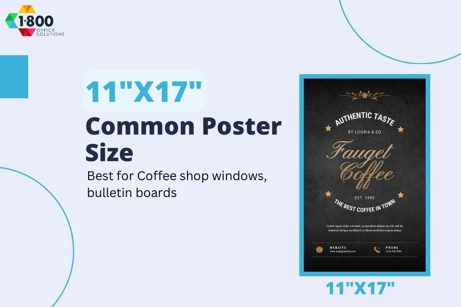 A Beginner's Guide to Standard Poster Sizes and Dimensions 10 Common Poster Size 11*17