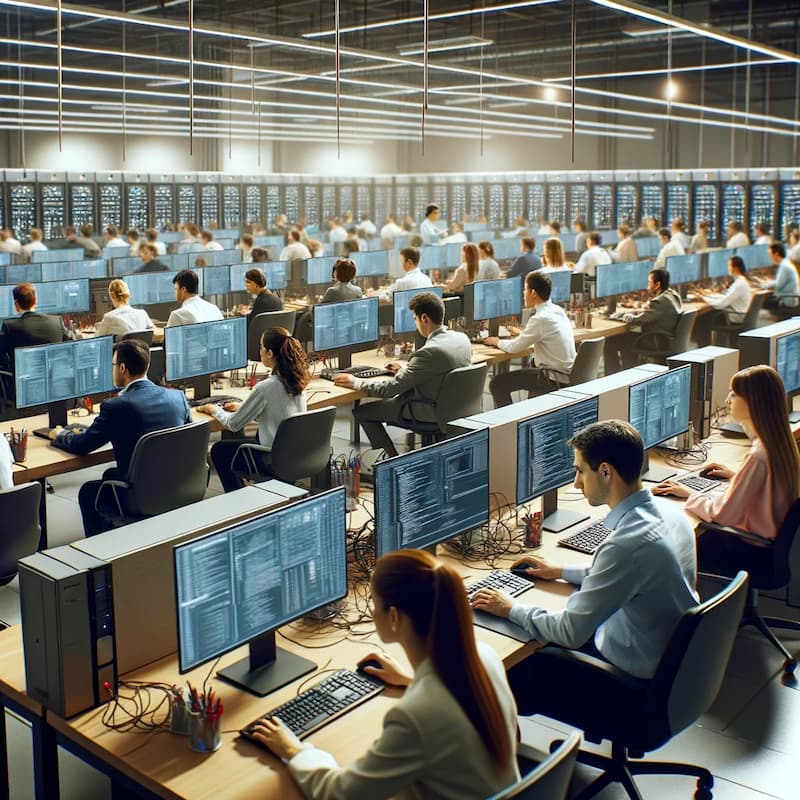 Federal Cybersecurity government IT department in action