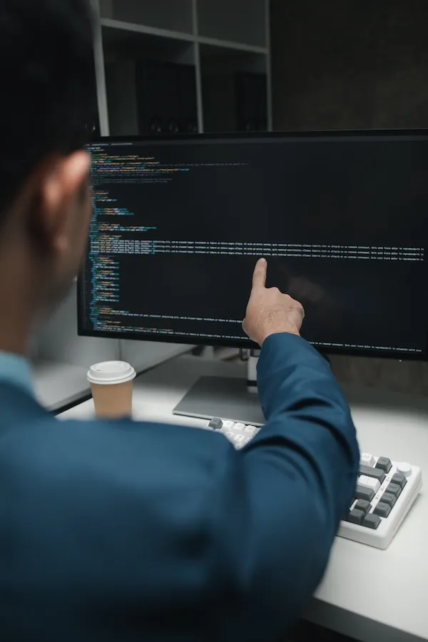 programmers writing code