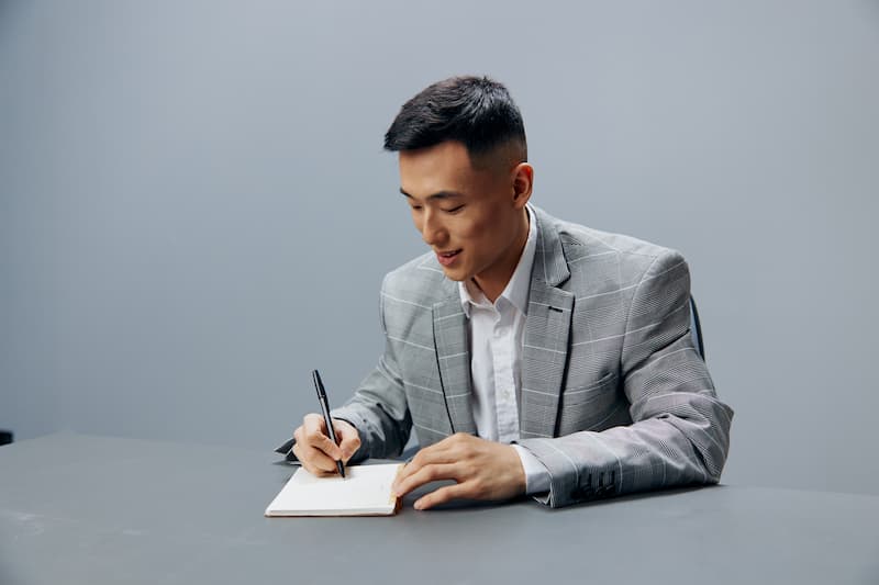 Man prepare steps to draft lease agreement termination letter