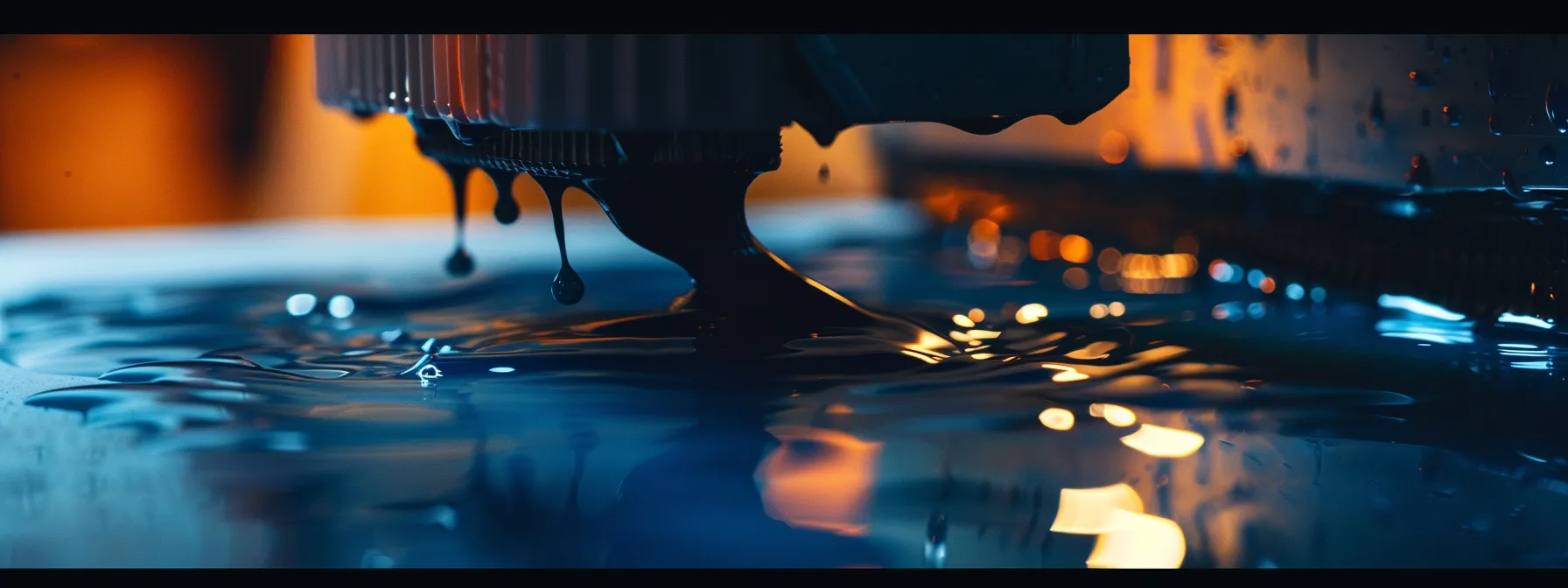 Effective Strategies for Photocopier Ink and Toner Conservation 9 a close-up of a photocopier cartridge releasing a smooth, rich layer of ink onto a sheet of paper.