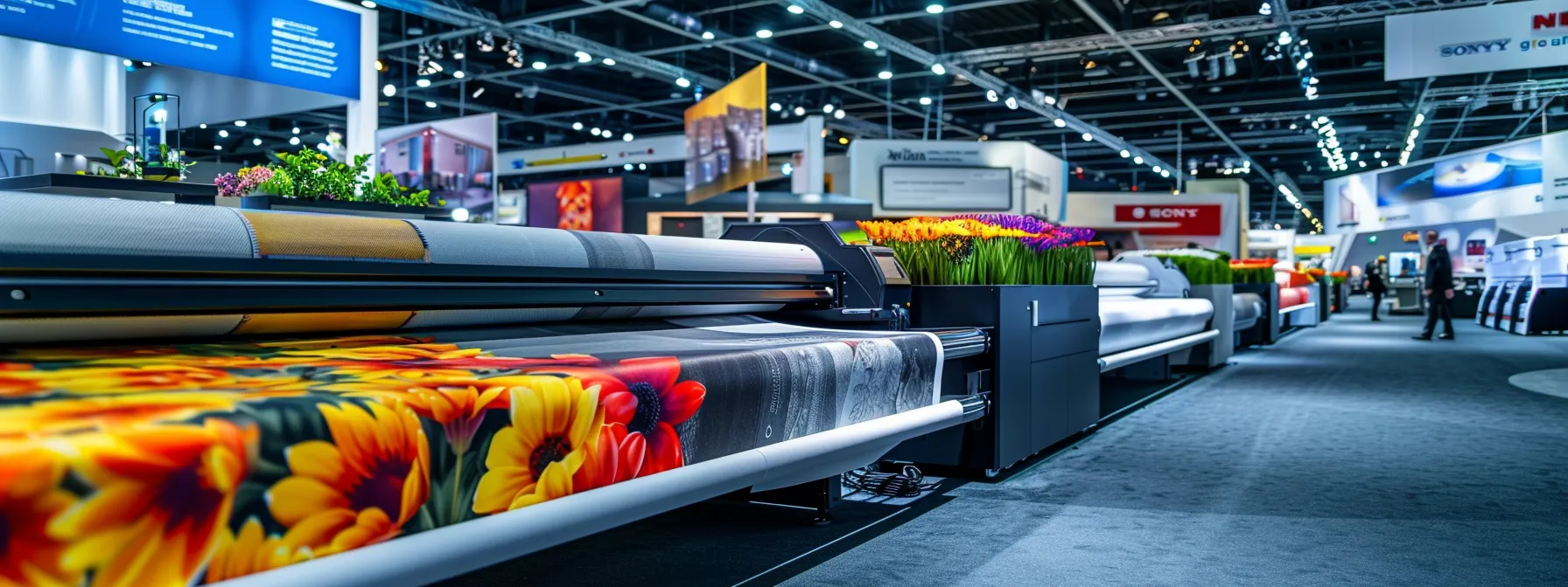 a vibrant display of high-quality large format printers from the top affordable brands, showcasing their cutting-edge technology and versatile capabilities.