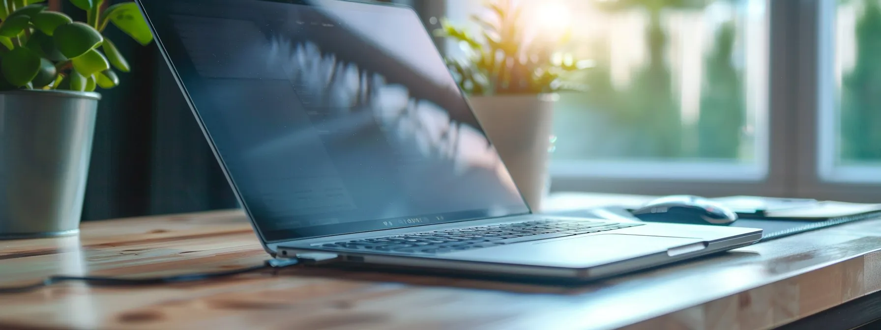 a laptop screen displaying a sleek, modern website design with optimized meta titles and descriptions, showcasing strategic keyword placement and clear url structure to enhance seo visibility and user experience.