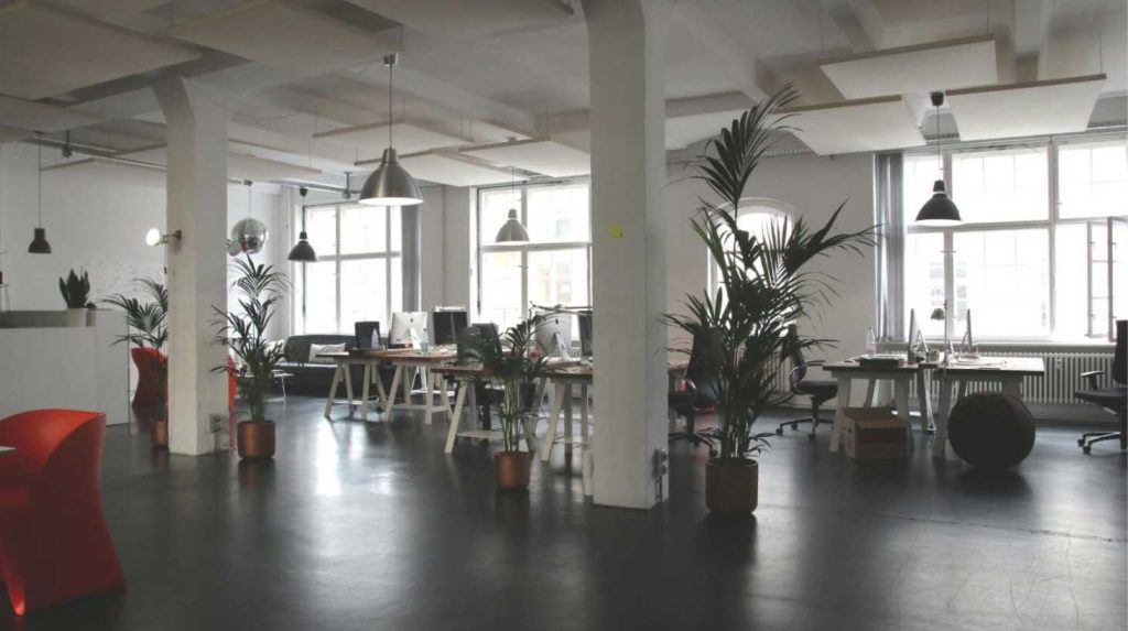 Work Smarter: 10 Ways To Leverage Technology for a Better Office 9 open workspace modern office