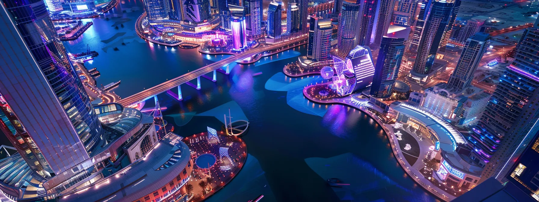 Comprehensive IoT Implementation Guide for Businesses 14 a futuristic cityscape illuminated by vibrant 5g signals and smart devices, showcasing seamless connectivity and automation in a sleek, high-tech environment.