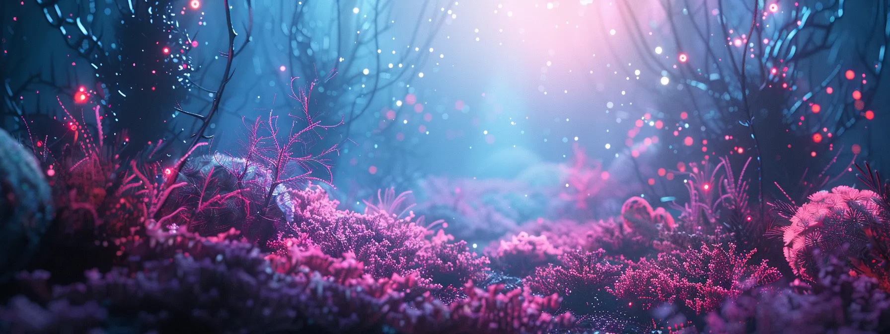 Key Benefits of Identity and Access Management Solutions 15 a futuristic digital landscape illuminated by vibrant neon lights, showcasing interconnected nodes symbolizing decentralized identity systems, with abstract representations of ai and machine learning algorithms enhancing security and privacy.