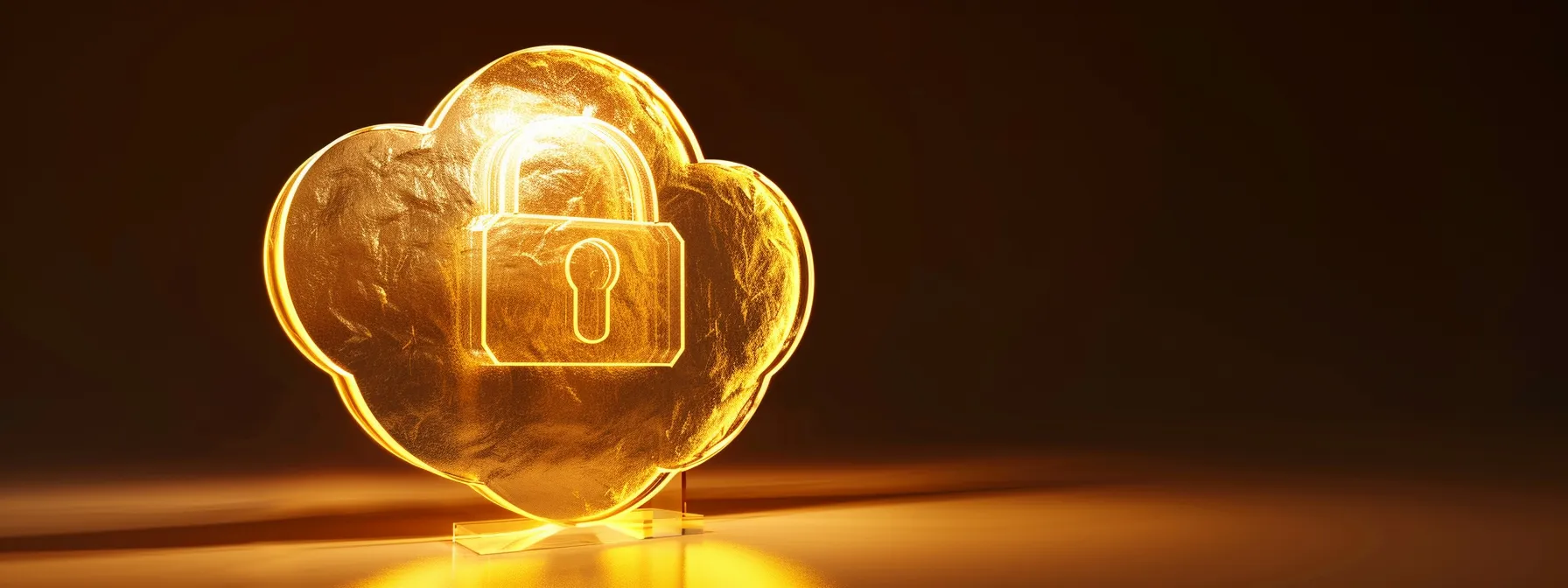 a powerful visual representation of data protection featuring a digital cloud encased in a secure shield, illuminated by a warm glow, symbolizing transparency and accountability in a high-tech environment.