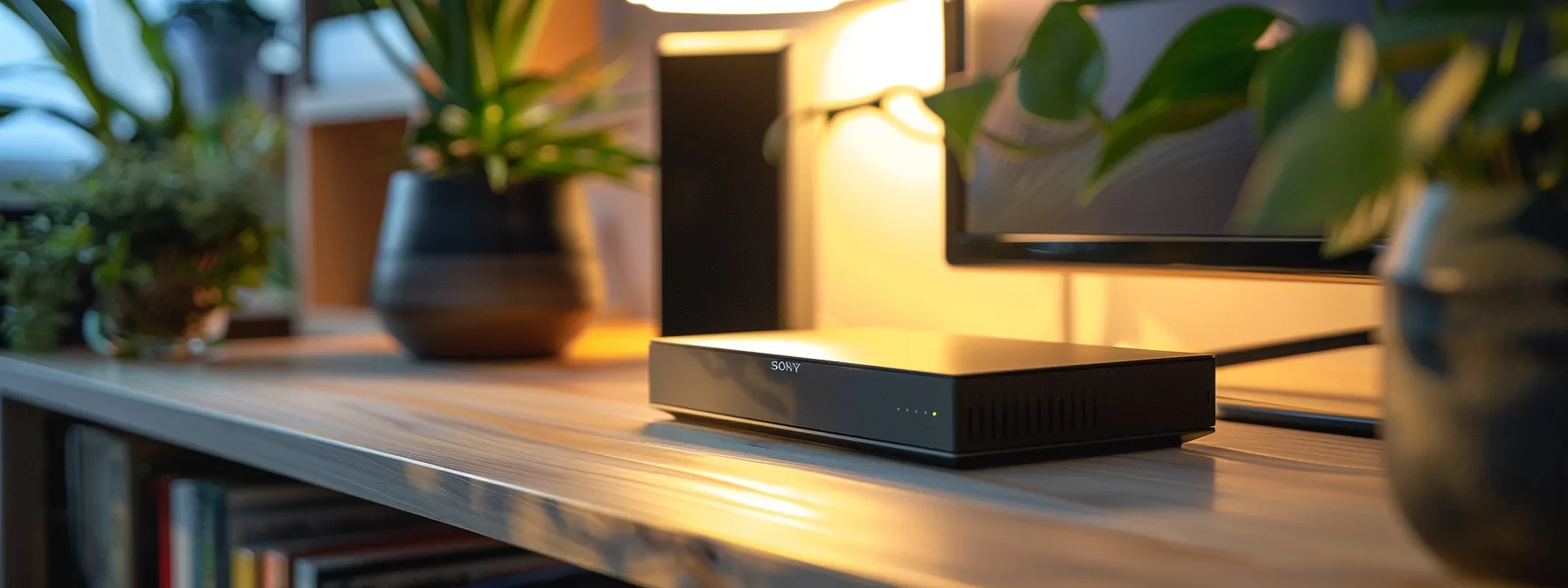 a sleek, modern network-attached storage device sits prominently in a well-lit, minimalist home office, symbolizing the seamless integration of technology and data accessibility in today&rsquo;s digital landscape.