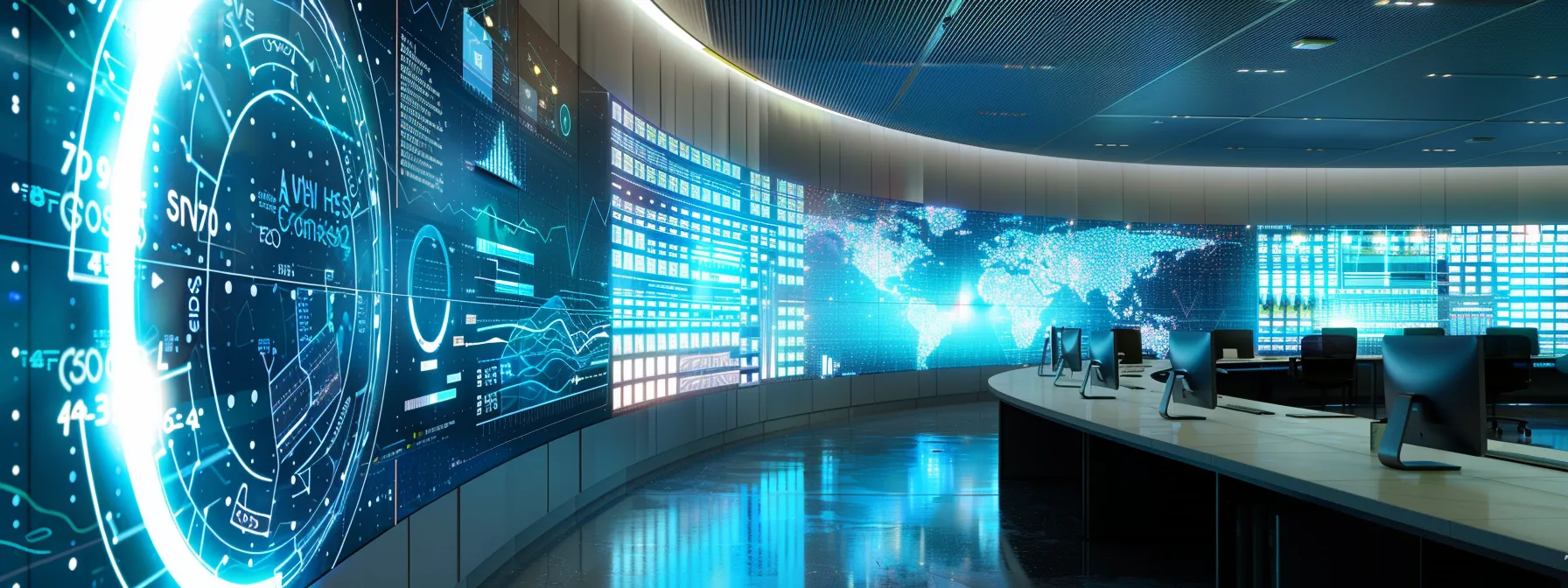 a sleek, modern workspace showcases a large digital screen displaying a dynamic digital transformation framework, with vibrant graphics illustrating integration, assessment, and prototype phases, bathed in bright, focused lighting that highlights the innovative atmosphere.