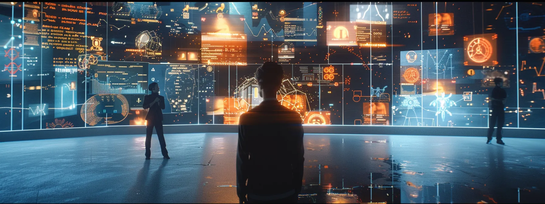 Key Benefits of Identity and Access Management Solutions 13 a vibrant digital landscape illustrates the intricate interplay of security and user convenience in identity and access management, featuring abstract representations of various identity sources and federated solutions against a backdrop of regulatory frameworks.