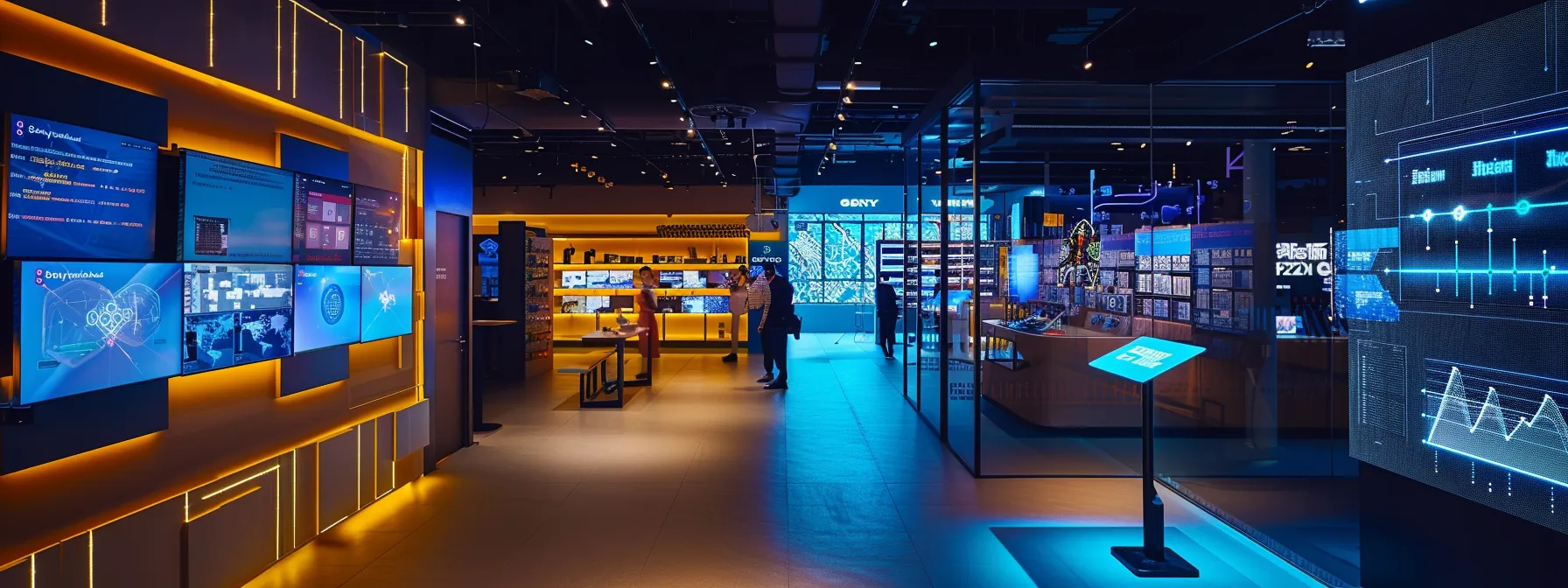 What Is PaaS? An in-Depth Guide to Platform as a Service 9 a vibrant, high-tech workspace showcasing a digital interface with code and cloud architecture graphics, symbolizing the essence of platform as a service (paas) in modern application development.