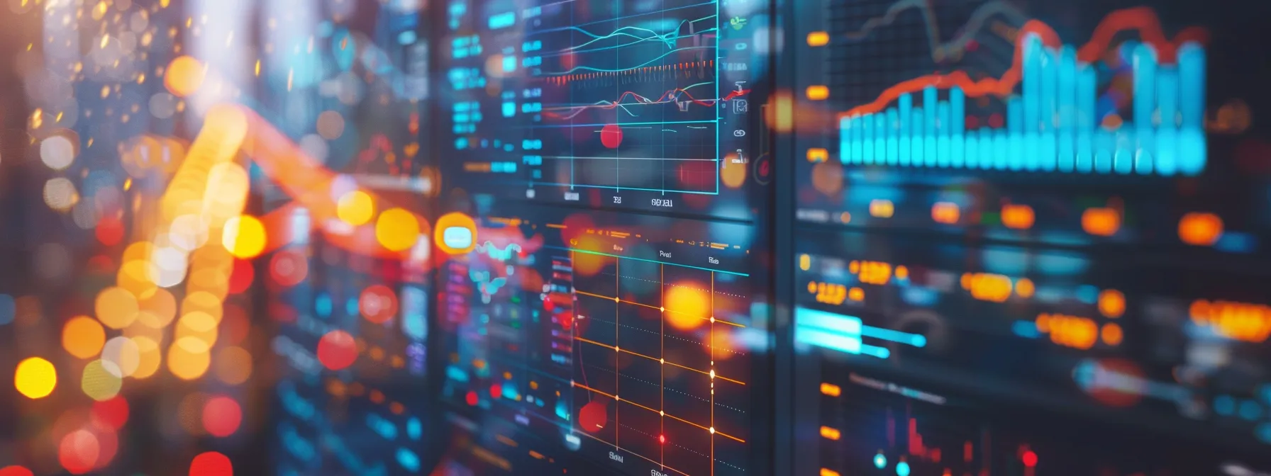 a vibrant, modern workspace showcases multiple high-resolution screens displaying sleek data preparation software interfaces, with colorful visualizations and graphs illustrating the powerful features and scalability of these tools.