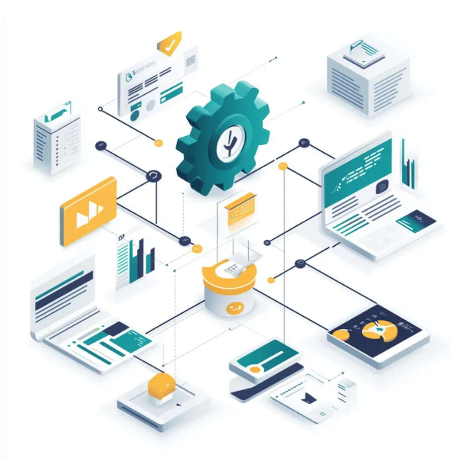 crm erp integration infographic