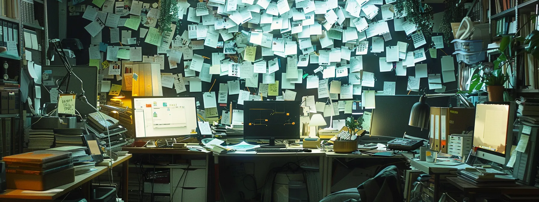 a a cluttered urban office space 8dbb3df1 7cba 4bb7 b4a0 057ee8e4e918