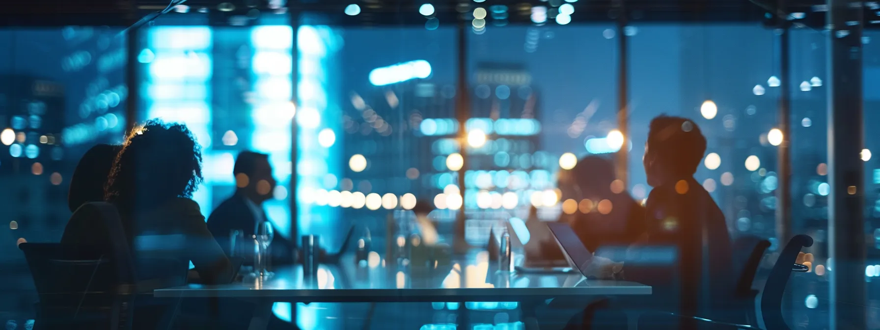 a modern office space bustling with professionals exchanging ideas and collaborating around sleek conference tables, showcasing the dynamic energy of successful b2b networking and partnership development.