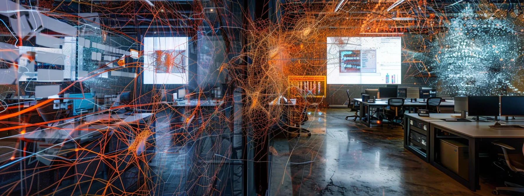What is the BERT language model? 10 a sleek, modern office filled with high-tech computers displays intricate visualizations of neural network layers and data embeddings, symbolizing the complex architecture and powerful processing capabilities of the bert language model.