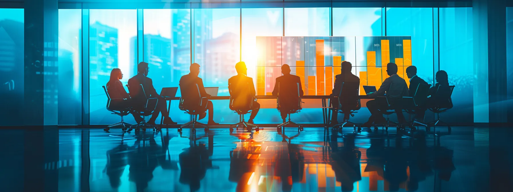 a sleek office environment features a large digital display showcasing a vibrant, color-coded bell curve graph, with professionals engaged in deep discussion around a modern conference table, emphasizing the concept’s relevance in statistical analysis.