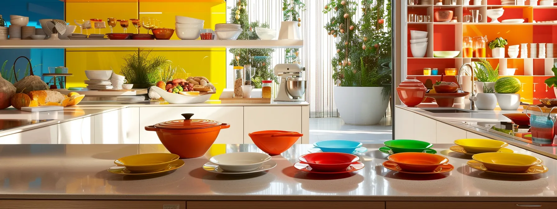 a vibrant, modern kitchen showcases an array of colorful bean dishes artfully presented on elegant white plates, with stylish cookware and ingredients reflecting culinary creativity.