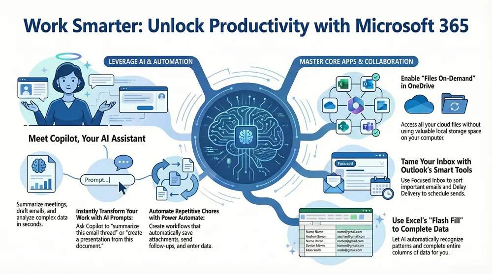 Infographic about Office 365 Hacks