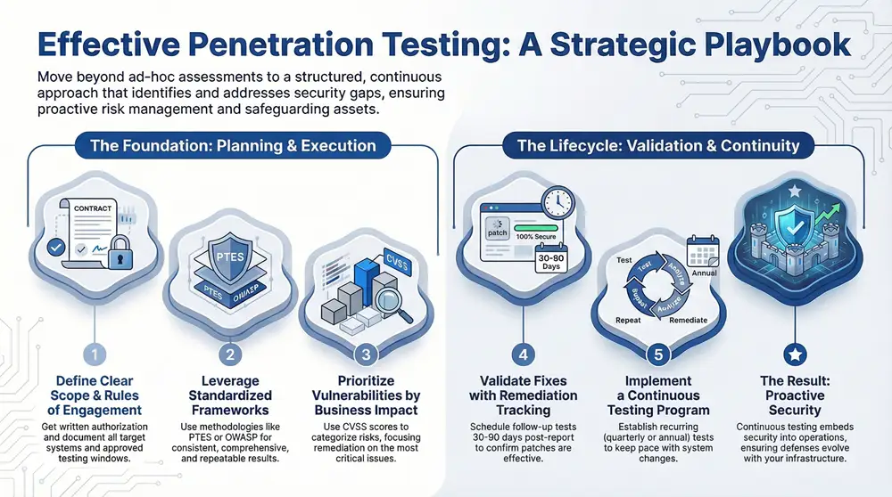 10 Penetration Testing Best Practices for 2025 9 Infographic about 10 Penetration Testing Best Practices for 2025 (1)