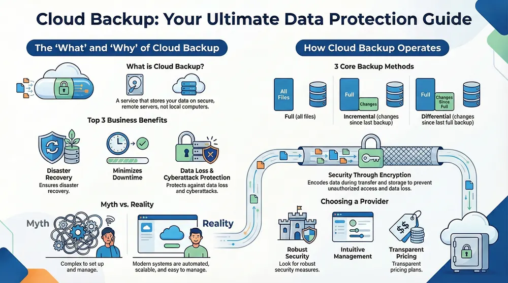 Infographic about Cloud Backup