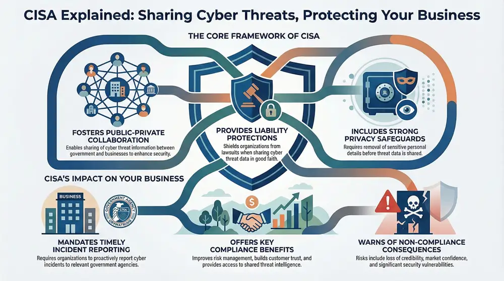 Cybersecurity Information Sharing Act: What You Need to Know 9 Infographic about Cybersecurity Information Sharing Act