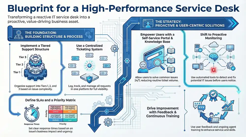Service Desk Best Practices to Elevate Your IT Support 9 Infographic about Service Desk Best Practices to Elevate Your IT Support