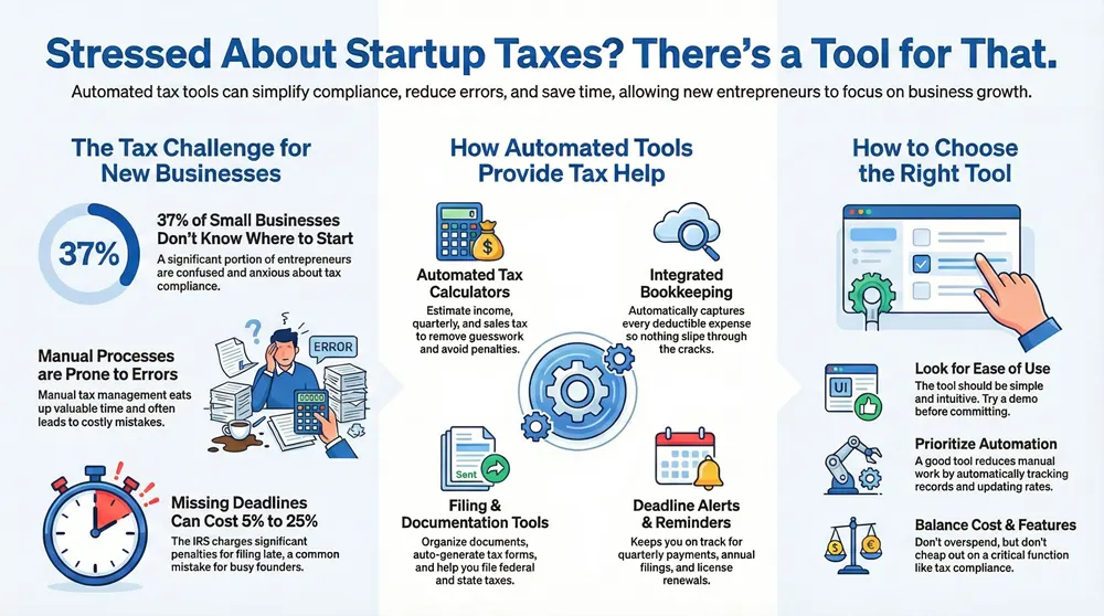 Infographic about Tools to Get Business Tax Help