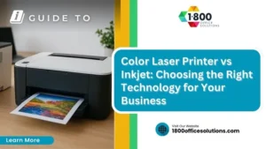 Color Laser Printer vs Inkjet: Choosing the Right Technology for Your Business